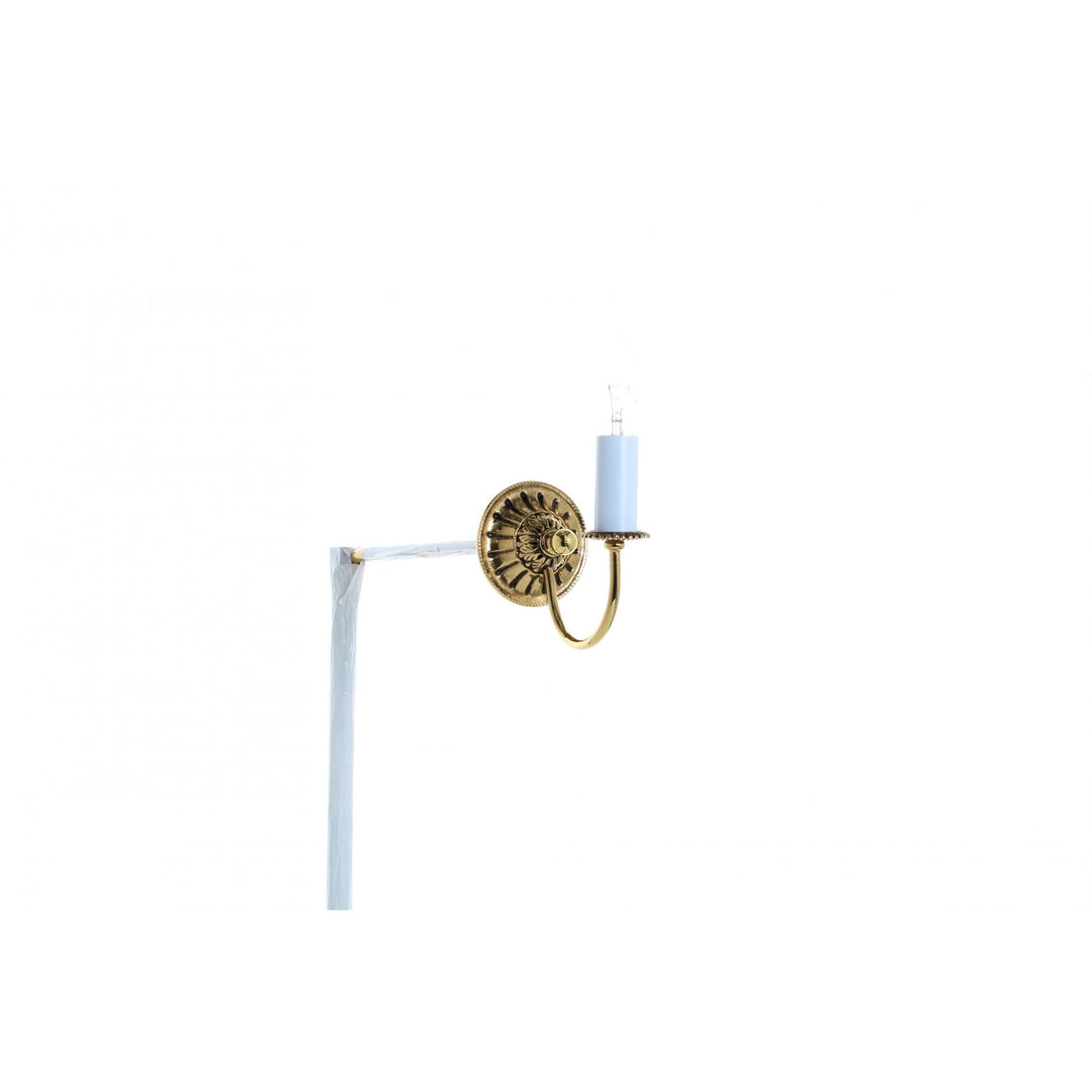 Impex Lighting SMBB00071/PB Solar 1 Light Wall Light Polished Brass