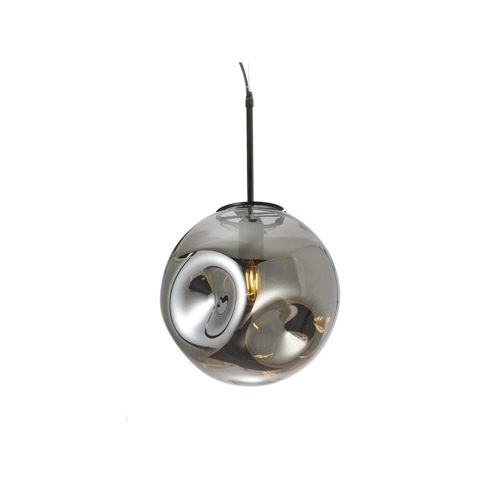 Nelson Lighting LE00309 | Elegant Smokey Glass Pendant Light