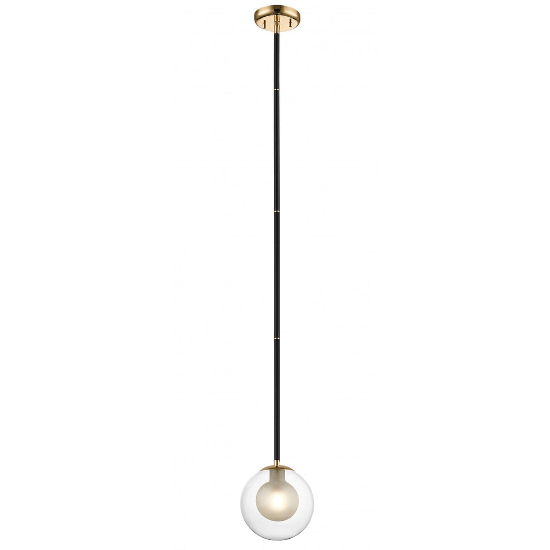 Impex PGH1806/01/G/MBLK Remy 1 Light Ceiling Light Gold Black