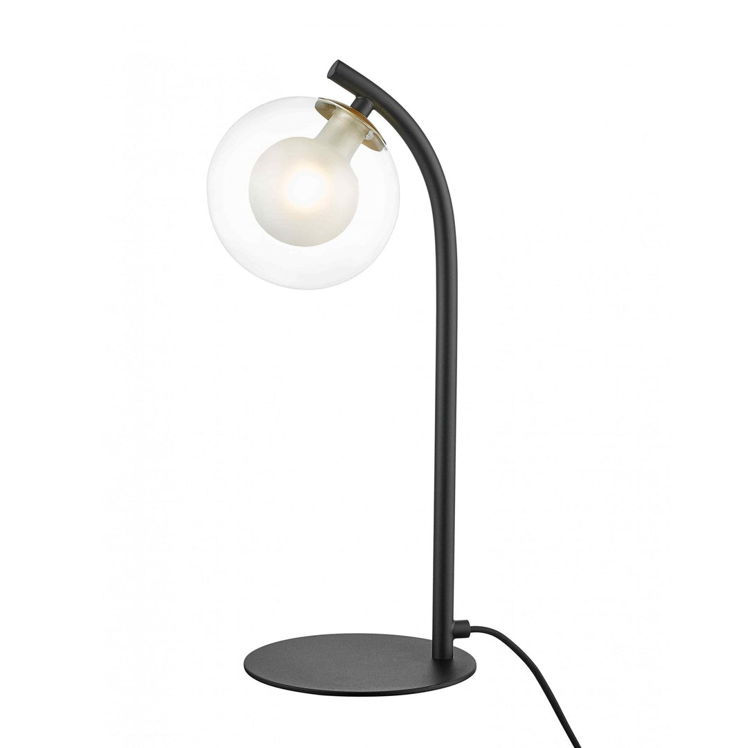 Impex PGH1806/TL/G/MBLK Remy 1 Light Table Lamp Gold Black