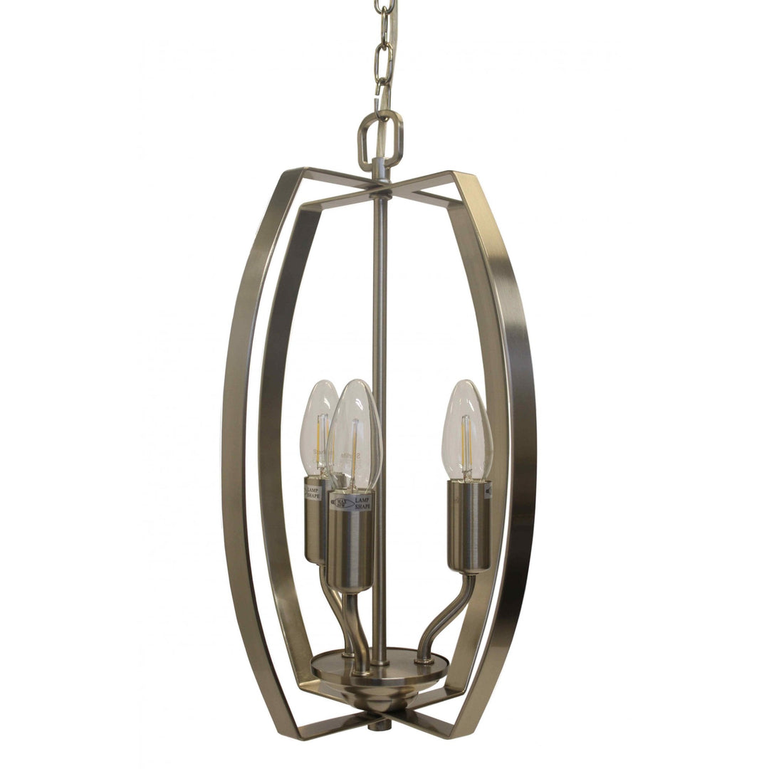 Impex LG1928/03/AB Alexis 3 Light Pendant Antique Brass