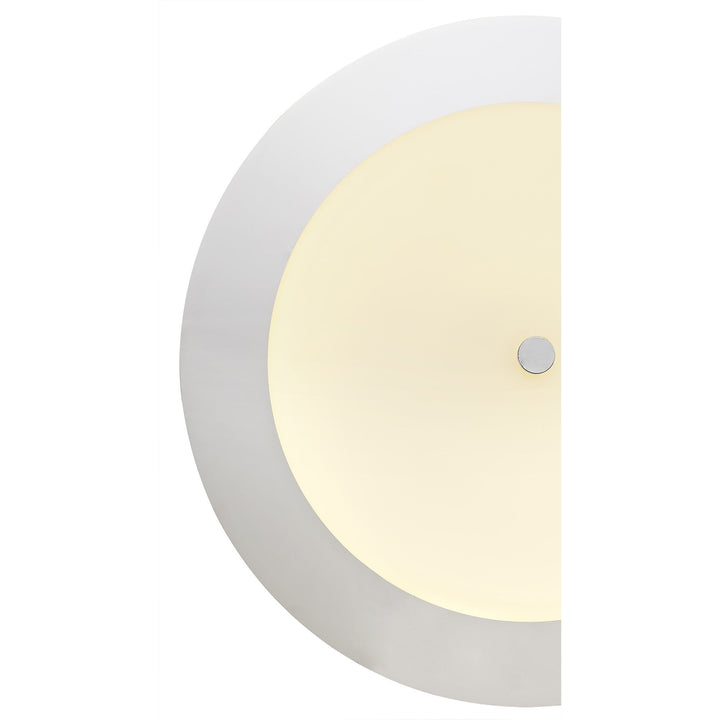 Nelson Lighting NL77649 Hex Bathroom LED Flush Ceiling Light Polished Chrome