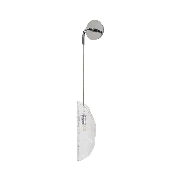 Nelson Lighting NL81939 Wish Wall Light 1 Light Polished Chrome/Clear Glass