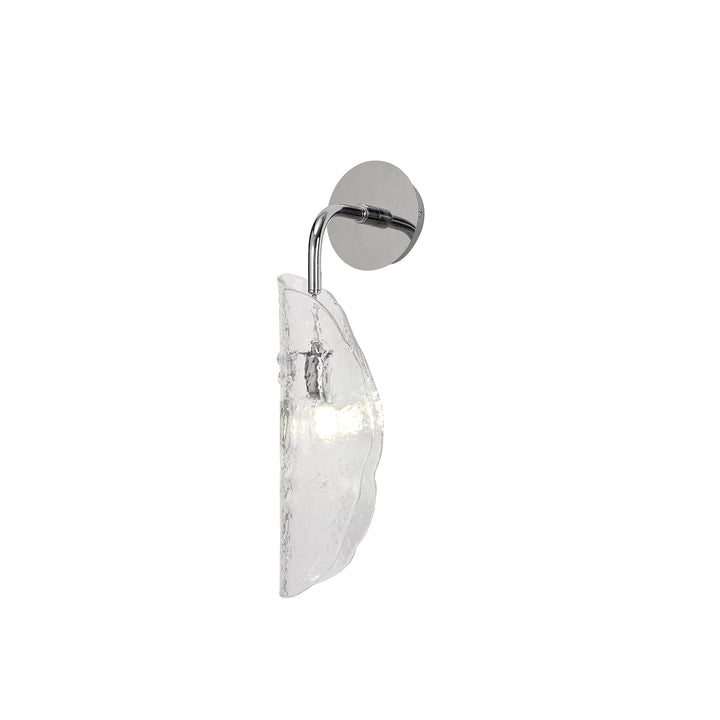 Nelson Lighting NL81939 Wish Wall Light 1 Light Polished Chrome/Clear Glass