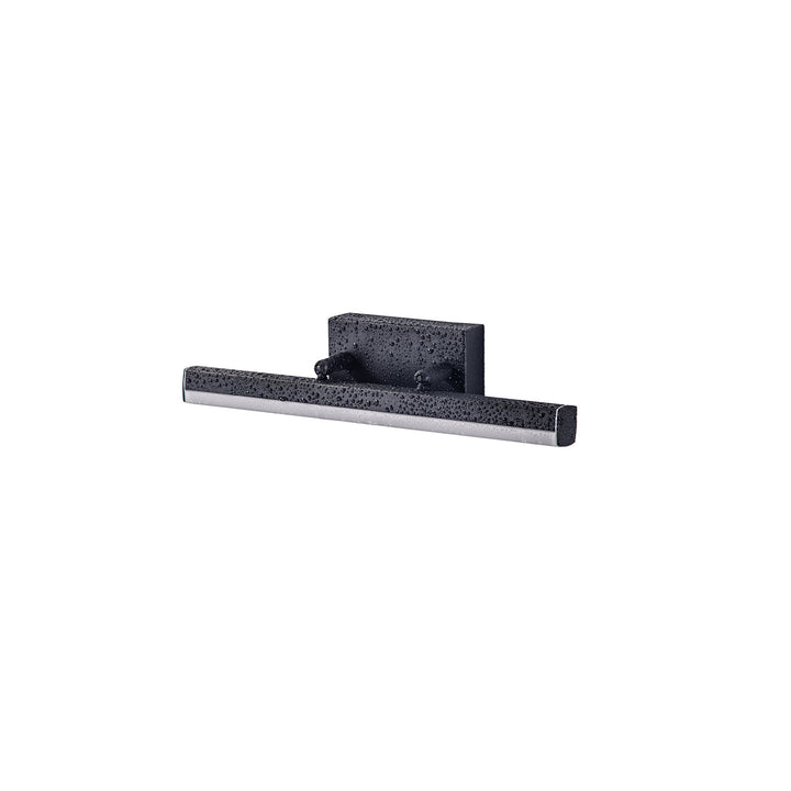 Nelson Lighting NL82119 Alfie Bathroom LED Wall Lamp Small Adjustable Sand Black