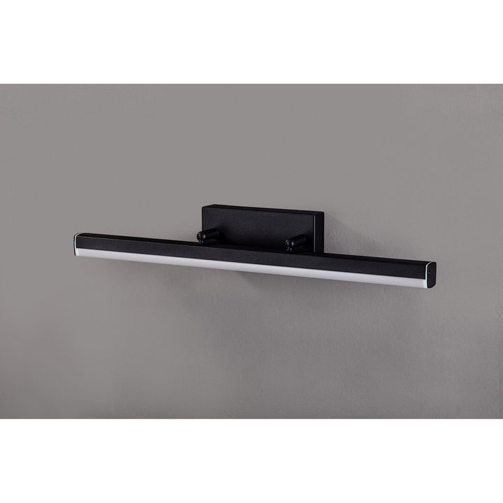 Nelson Lighting NL82129 Alfie Bathroom LED Wall Lamp Medium Adjustable Sand Black