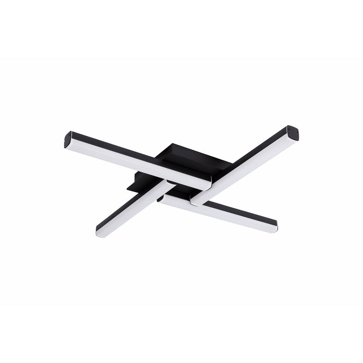 Nelson Lighting NL82149 Alfie LED 4 Light Ceiling Sand Black