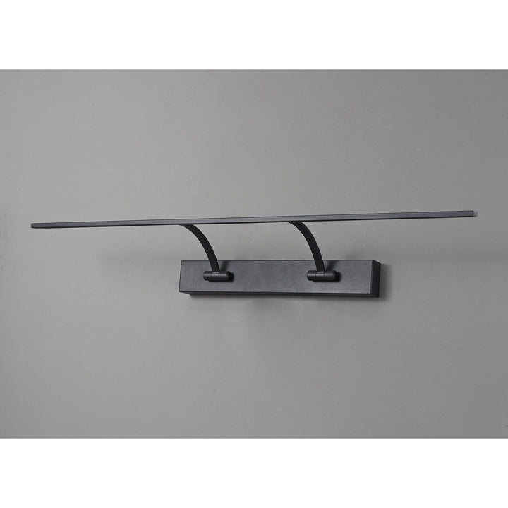 Nelson Lighting NL82709 Penton Small 2 Arm LED Picture Light Sand Black
