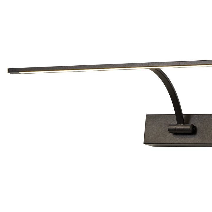 Nelson Lighting NL82719 Penton Large 2 Arm LED Picture Light Sand Black