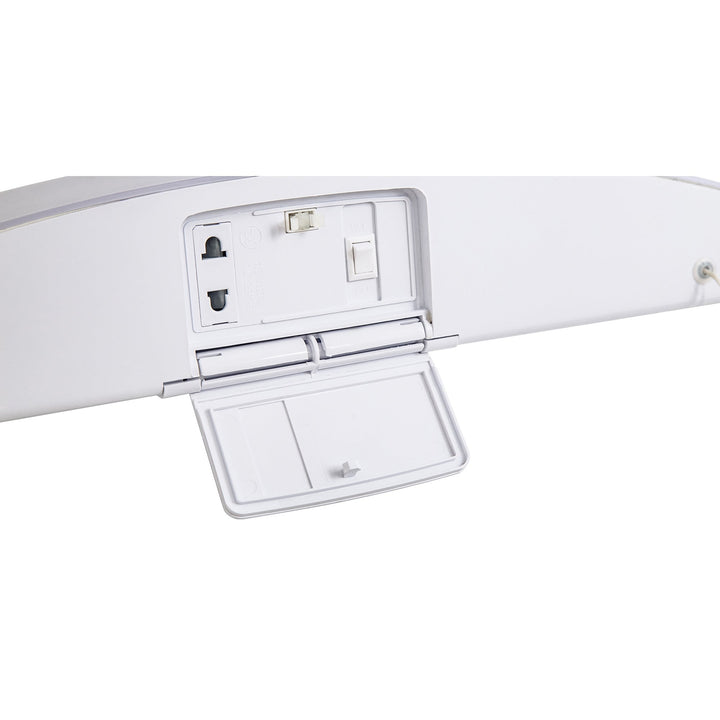Nelson Lighting NL83919 Tilly Bathroom LED Wall Lamp Shaver Socket Chrome