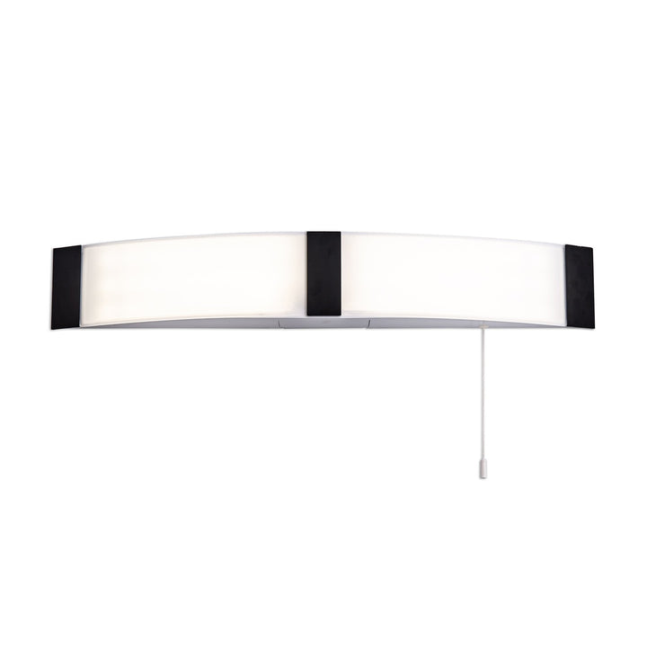 Nelson Lighting NL83929 Tilly Bathroom LED Wall Lamp Shaver Socket Black