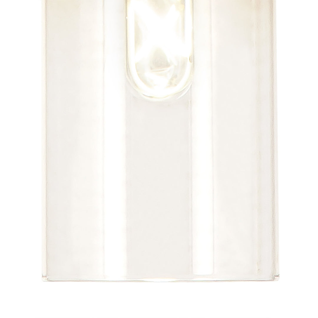 Nelson Lighting NL84889 | Blade Slim Pendant | Adjustable | Black/Smoke Glass