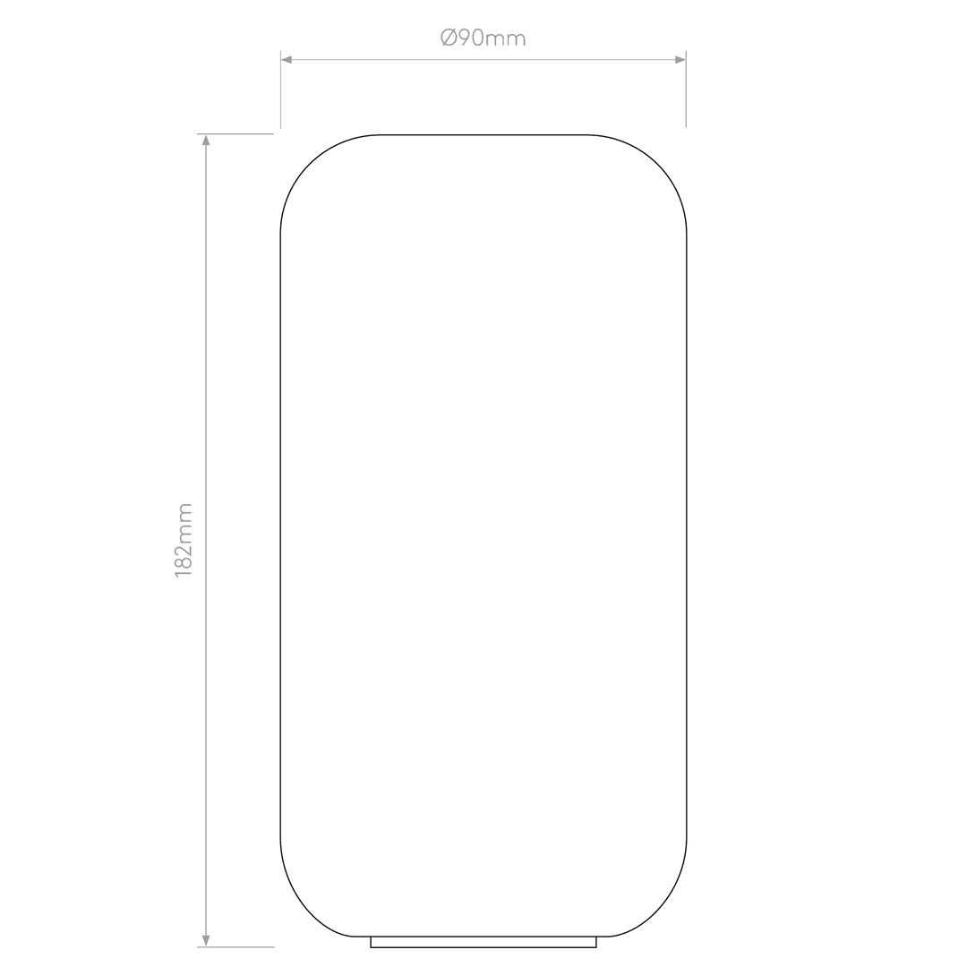 Astro 5036009 | Tacoma Reed Glass Shade | Opal White