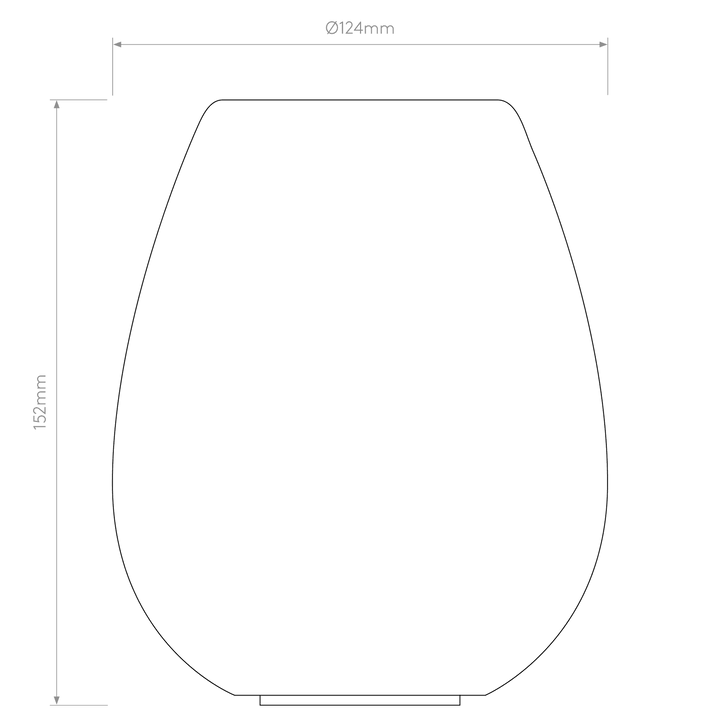 Astro 5036007 Tacoma Tulip Glass Shade White (Opal)