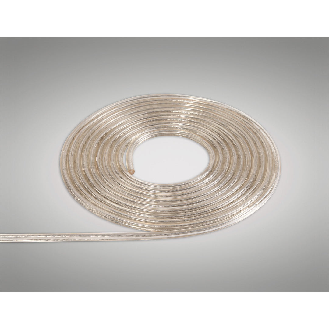 Nelson Lighting NL86579 Apollo 25m Roll Clear 2 Core 0.75mm Cable VDE Approved