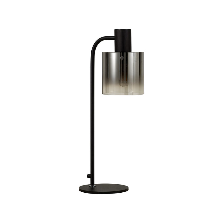 Nelson Lighting NL91599 | Blade | 1-Light Table Lamp in Black and Polished Chrome