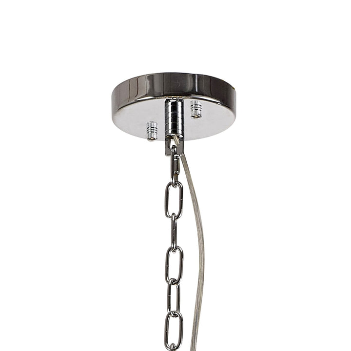 Nelson Lighting NL99749 Paris 12 Light Pendant Polished Chrome Crystal