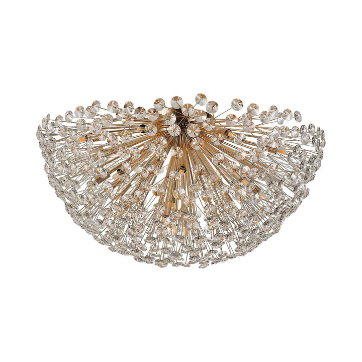 Nelson Lighting NL99819 Paris 21 Light Ceiling Light French Gold Crystal