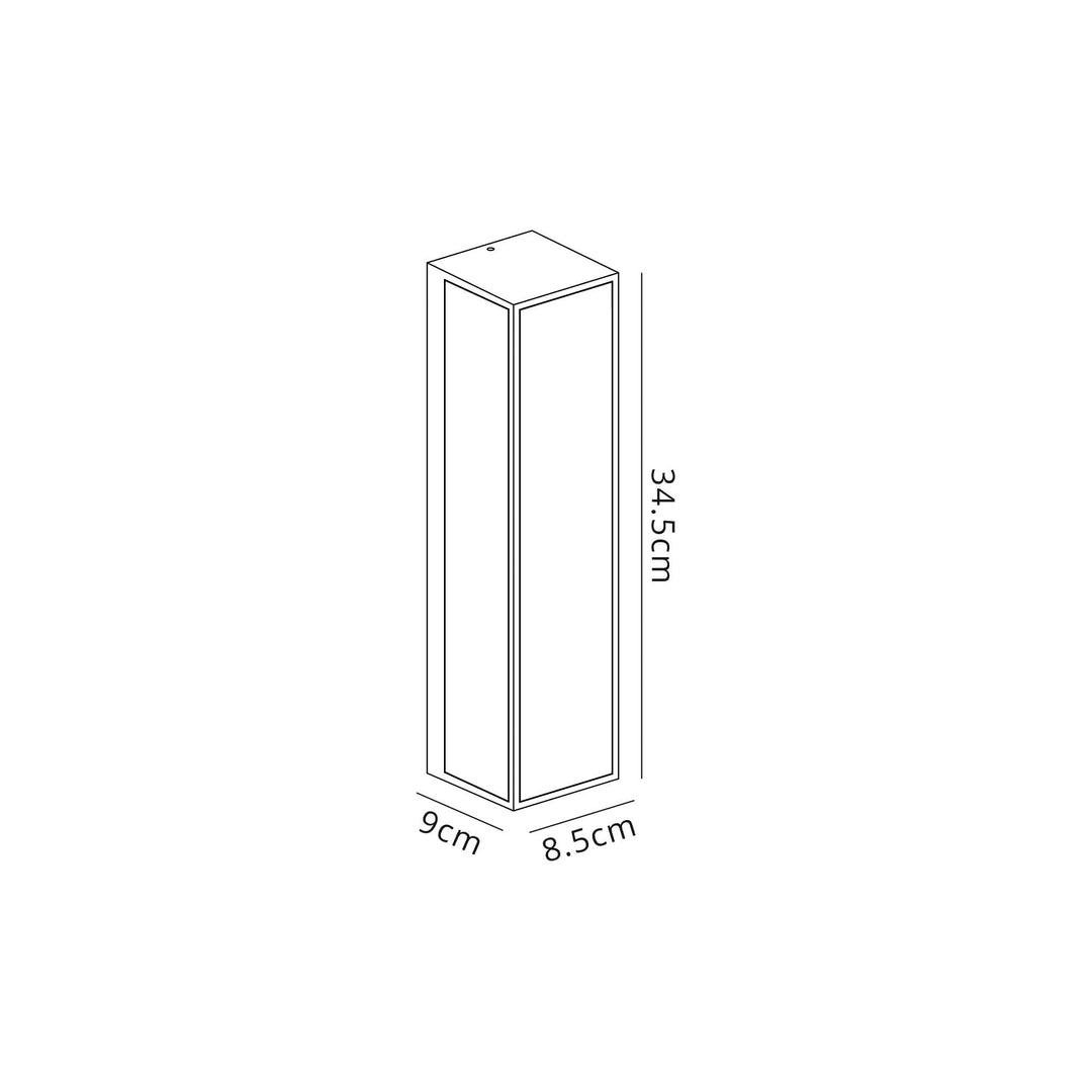 Nelson Lighting NL85729 Habana 2 Light Outdoor Wall Light Anthracite