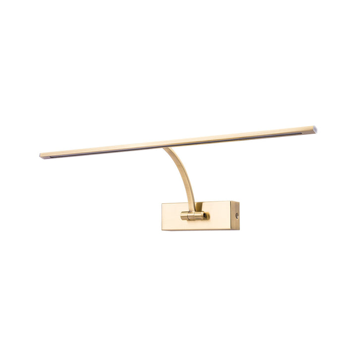 Nelson Lighting NL7833AB9 Penton 1 LED Picture Light Antique Brass Fosted