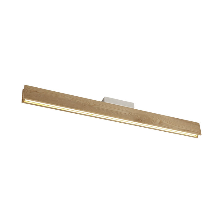Nelson Lighting NL71889 Aline Ceiling Light LED Medium Oak/Matt White