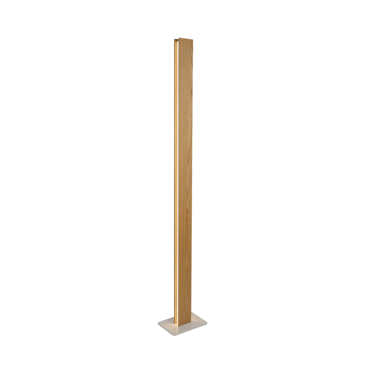 Nelson Lighting NL71919 Aline Floor Lamp LED Medium Oak/Matt White