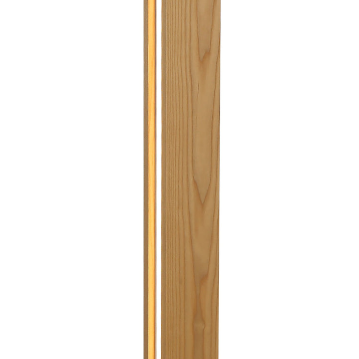 Nelson Lighting NL71919 Aline Floor Lamp LED Medium Oak/Matt White
