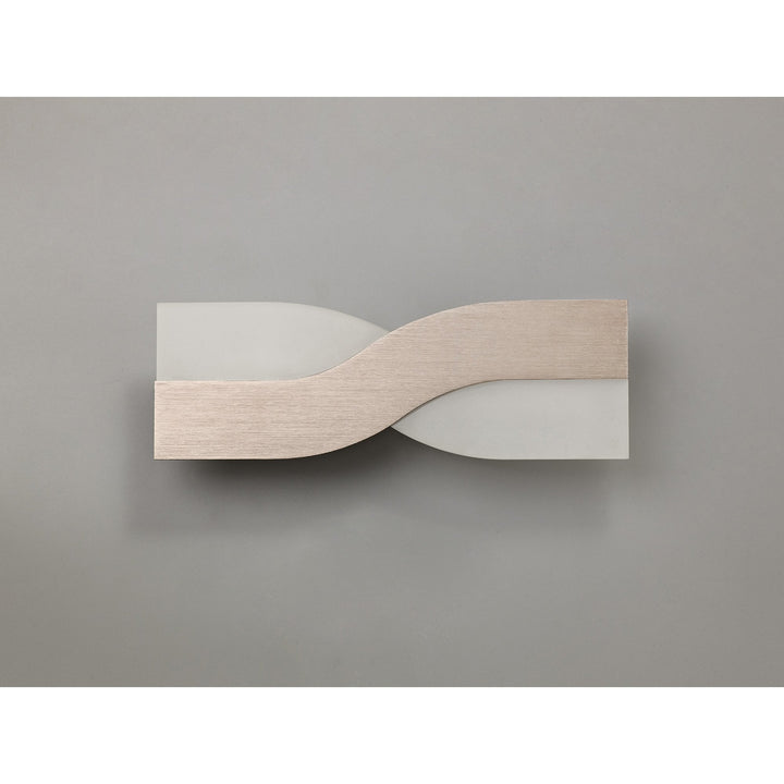 Nelson Lighting NL70409 Abe Wall Lamp LED Brushed Brown/Frosted White