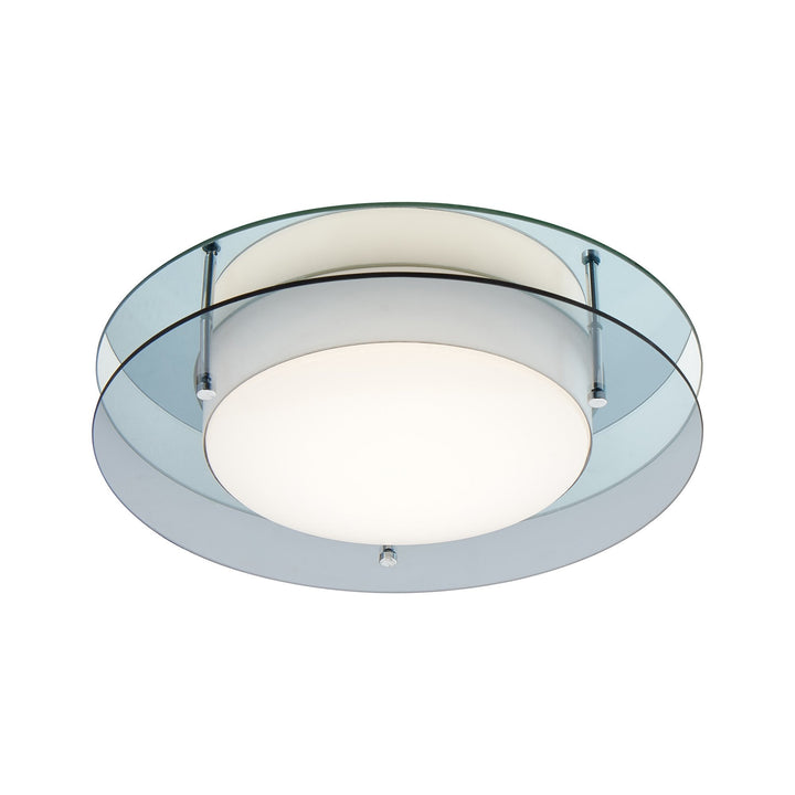 Nelson Lighting NL70479 Bart Bathroom Ceiling Light LED Smoked/Mirror