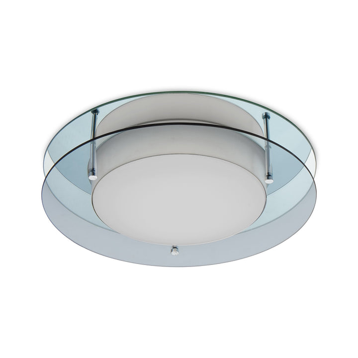 Nelson Lighting NL70479 Bart Bathroom Ceiling Light LED Smoked/Mirror