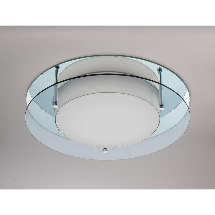 Nelson Lighting NL70479 Bart Bathroom Ceiling Light LED Smoked/Mirror