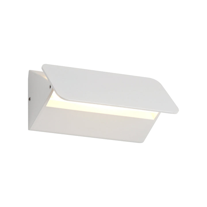 Nelson Lighting NL72009 Carl Outdoor Up & Downward Lighting Wall Lamp LED Sand White