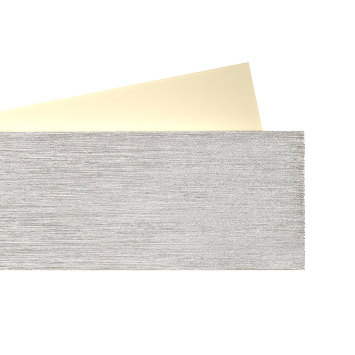 Nelson Lighting NL70429 Clive Wall Lamp LED Brushed Aluminium/Frosted White