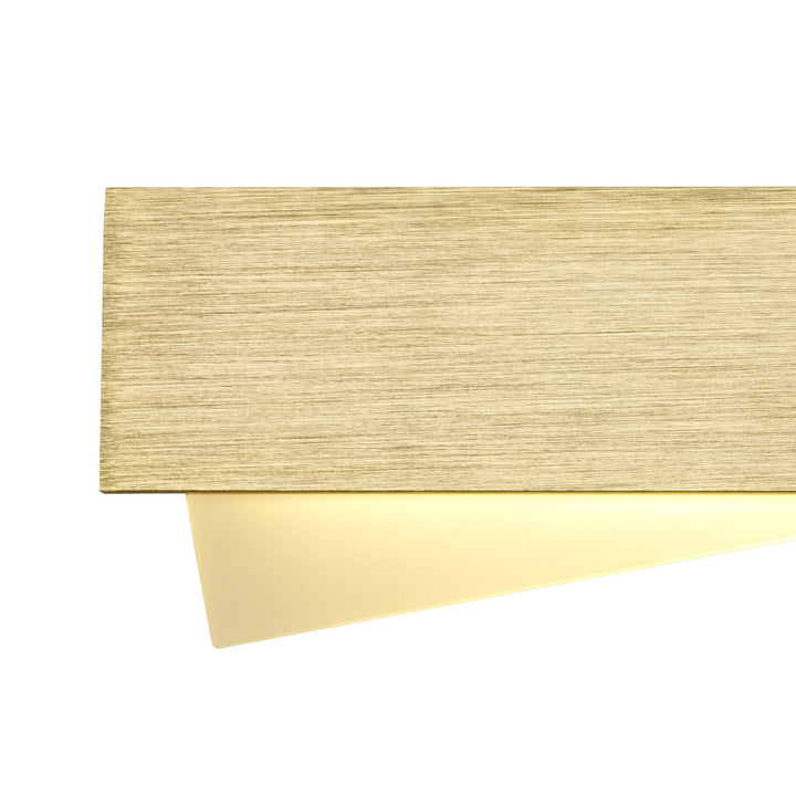 Nelson Lighting NL70439 Clive Wall Lamp LED Brushed Gold/Frosted White