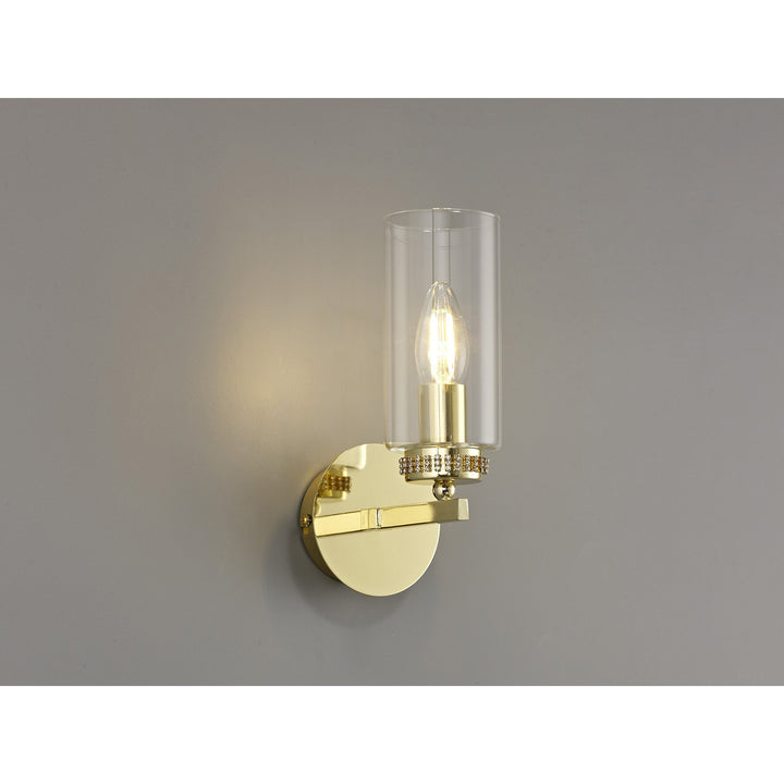 Nelson Lighting NL73239 Darling Wall Lamp Switched 1 Light Polished Gold