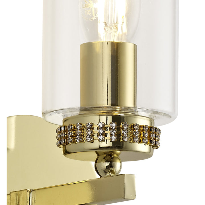 Nelson Lighting NL73239 Darling Wall Lamp Switched 1 Light Polished Gold