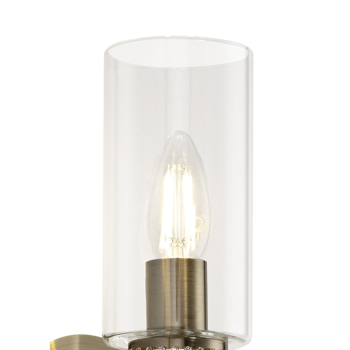 Nelson Lighting NL73289 Darling Wall Lamp Switched 1 Light Antique Brass