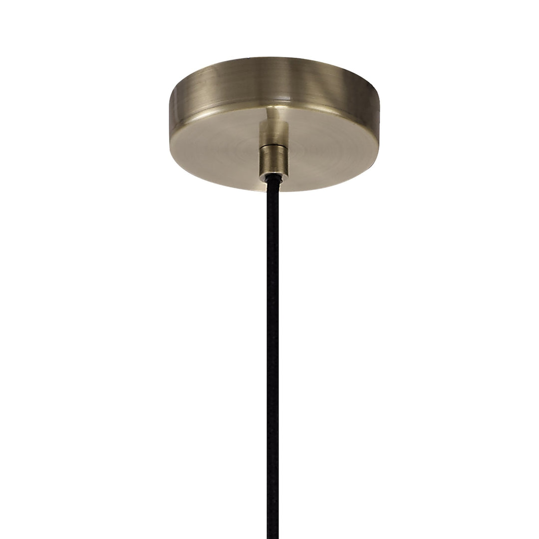 Nelson Lighting NL71309 Davie | Small Pendant Light | Antique Brass Finish