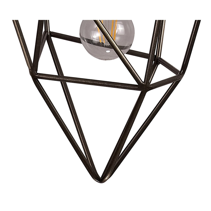 Nelson Lighting NL71319 Davie Medium Pendant 1 Light Antique Brass