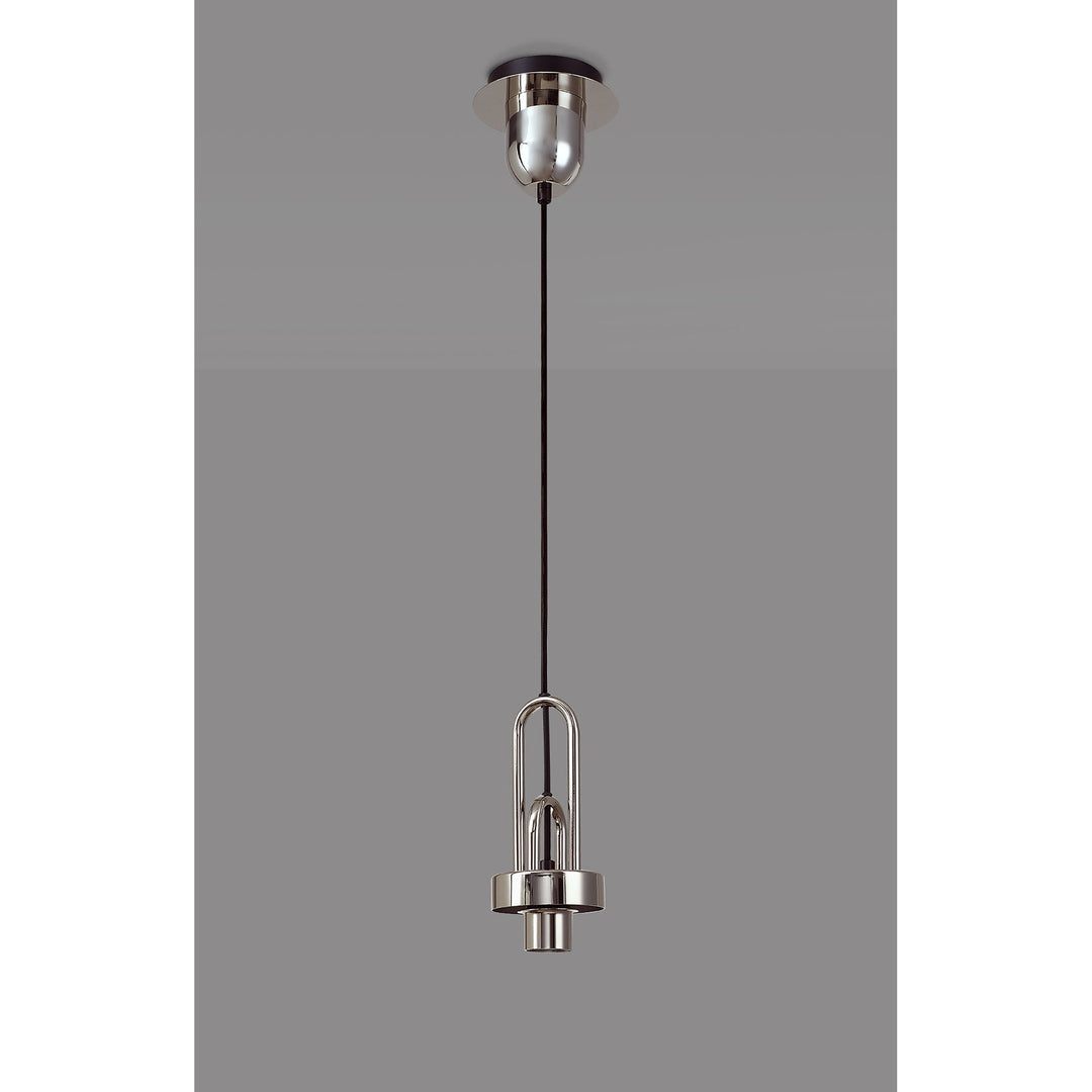 Nelson Lighting NL77869 Acme Suspension Kit Polished Nickel/Matt Black