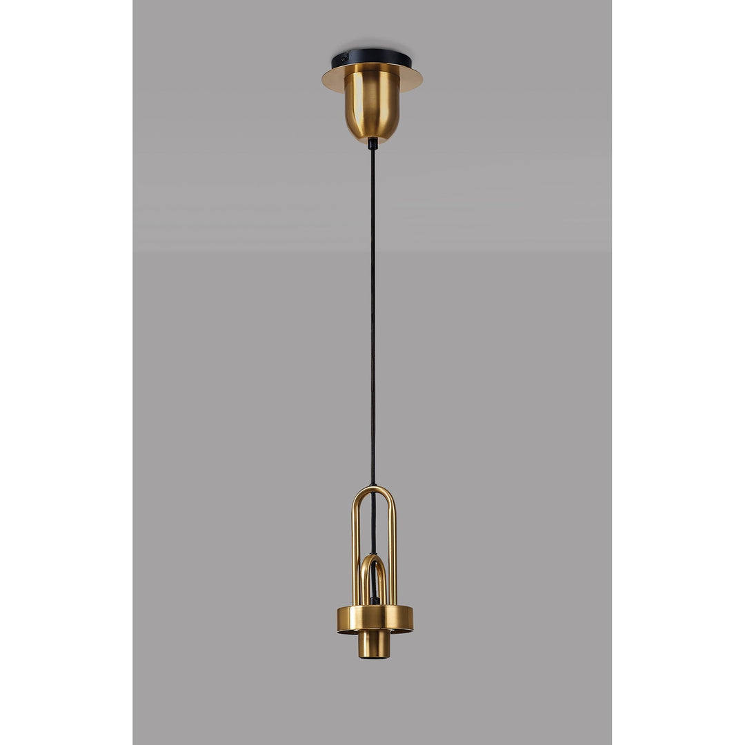 Nelson Lighting NL77889 Acme Suspension Kit Brass Gold/Matt Black