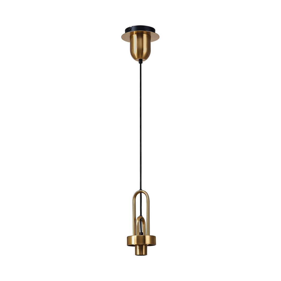 Nelson Lighting NL77889 Acme Suspension Kit Brass Gold/Matt Black