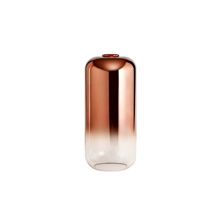 Nelson Lighting NL77959 Acme 16cm Cylinder Glass Copper/Clear