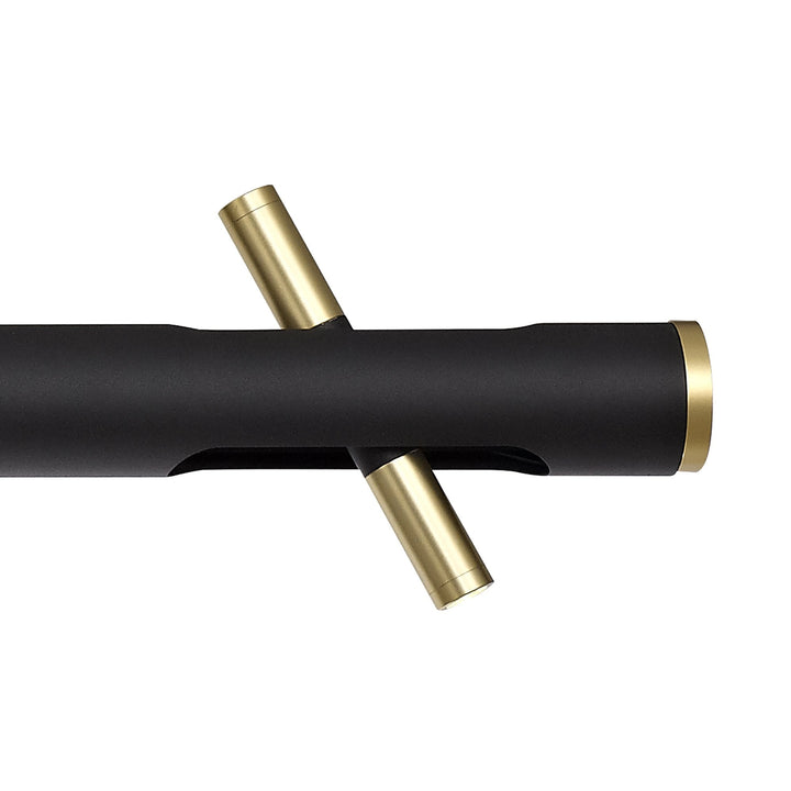 Nelson Lighting NL76719 Acoza Pendant LED Sand Black/Gold