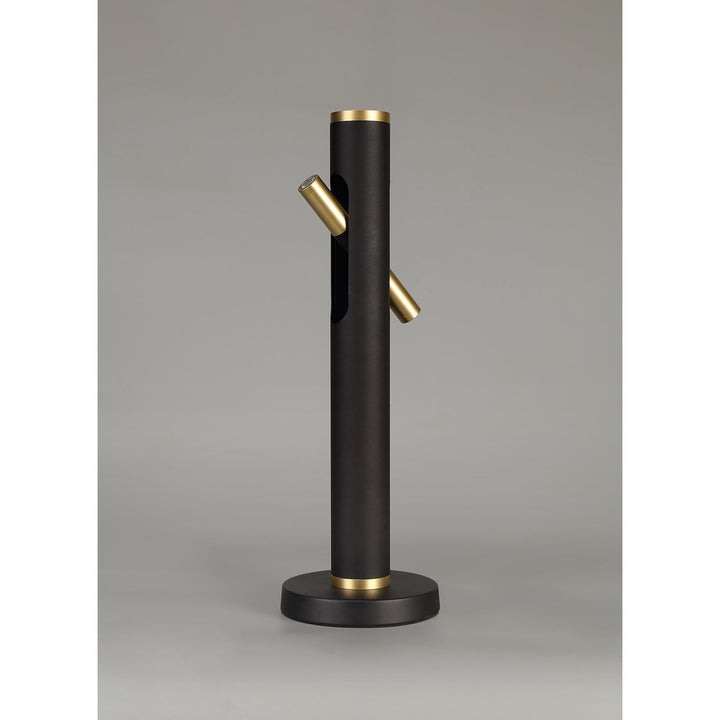 Nelson Lighting NL76739 Acoza Table Lamp LED Sand Black/Gold