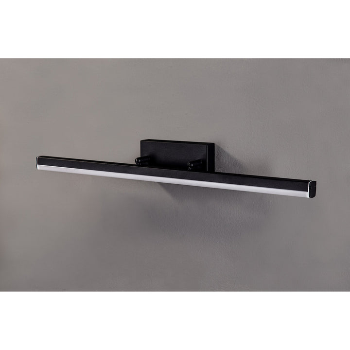 Nelson Lighting NL82139 Alfie Bathroom LED Wall Lamp Large Adjustable Sand Black