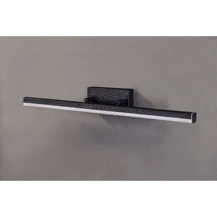Nelson Lighting NL82139 Alfie Bathroom LED Wall Lamp Large Adjustable Sand Black