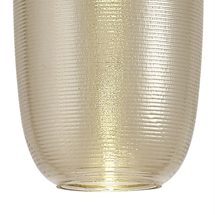 Nelson Lighting NL74369 Barter Pendant LED Champagne/Black