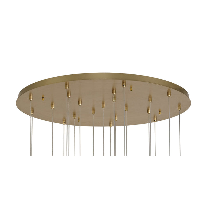 Nelson Lighting NL78639 Bartoo Pendant Round 5M 21LED Light Painted Brushed Gold