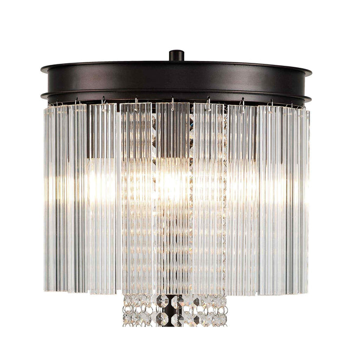 Nelson Lighting NL76819 Baylan Table Lamp 6 Light Brown Oxide